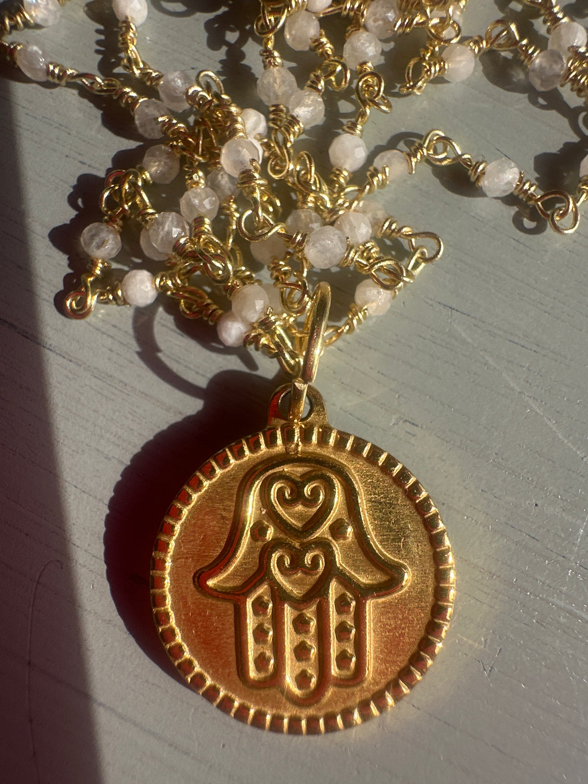 Aloka Hamsa Strength Necklace