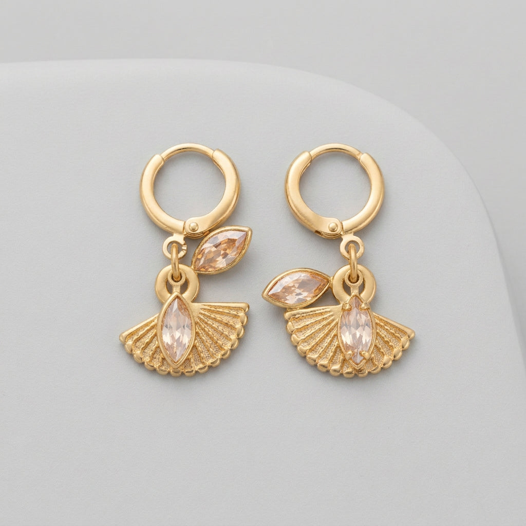 Aloka Radiance Fan Earrings