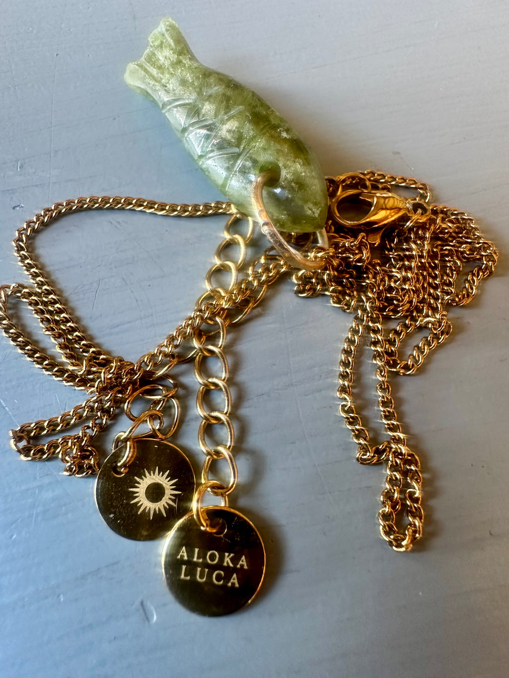 Catch the Light Fish Pendant