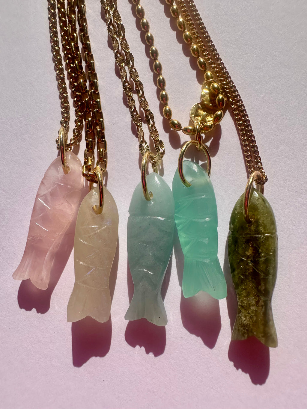 Catch the Light Fish Pendant