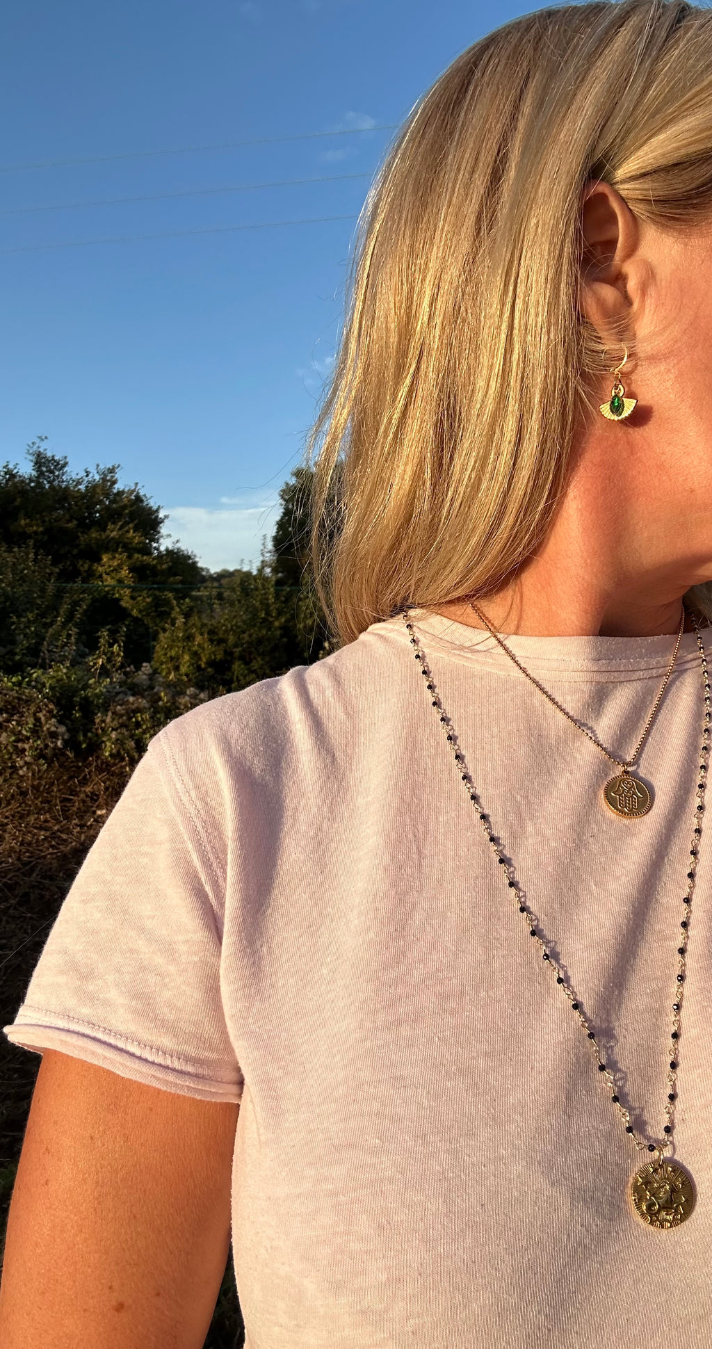 Aloka Hamsa Strength Necklace