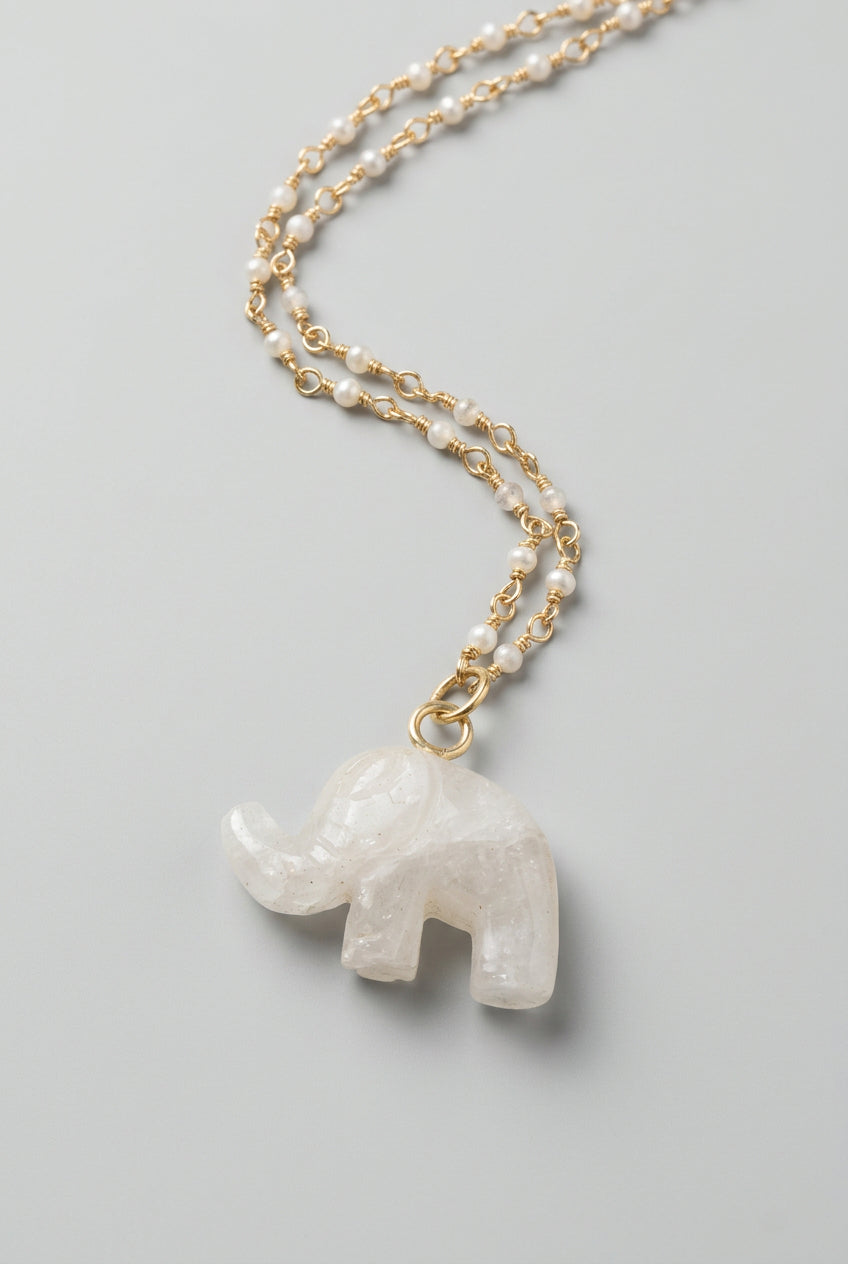 Aloka Remember Your Light Elephant Necklace