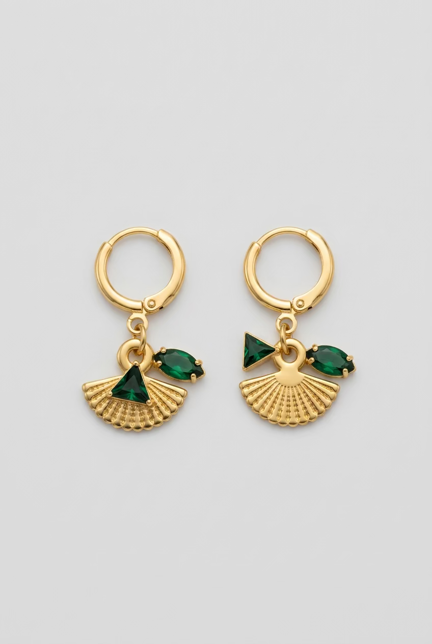 Aloka Radiance Fan Earrings