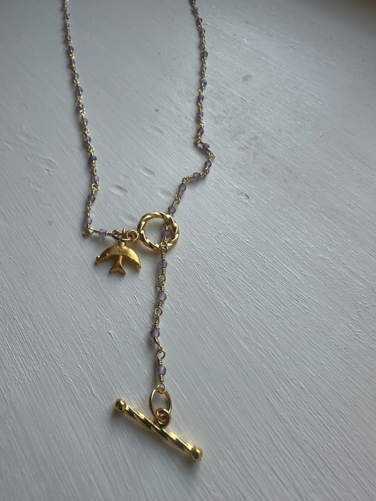 Aloka Freedom — Beaded Bird Necklace
