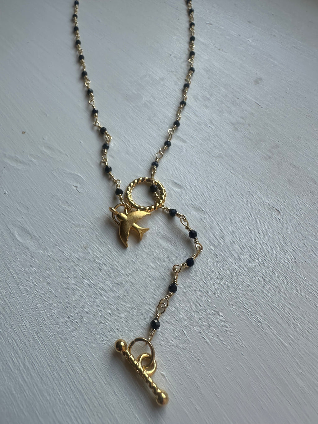 Aloka Freedom — Beaded Bird Necklace