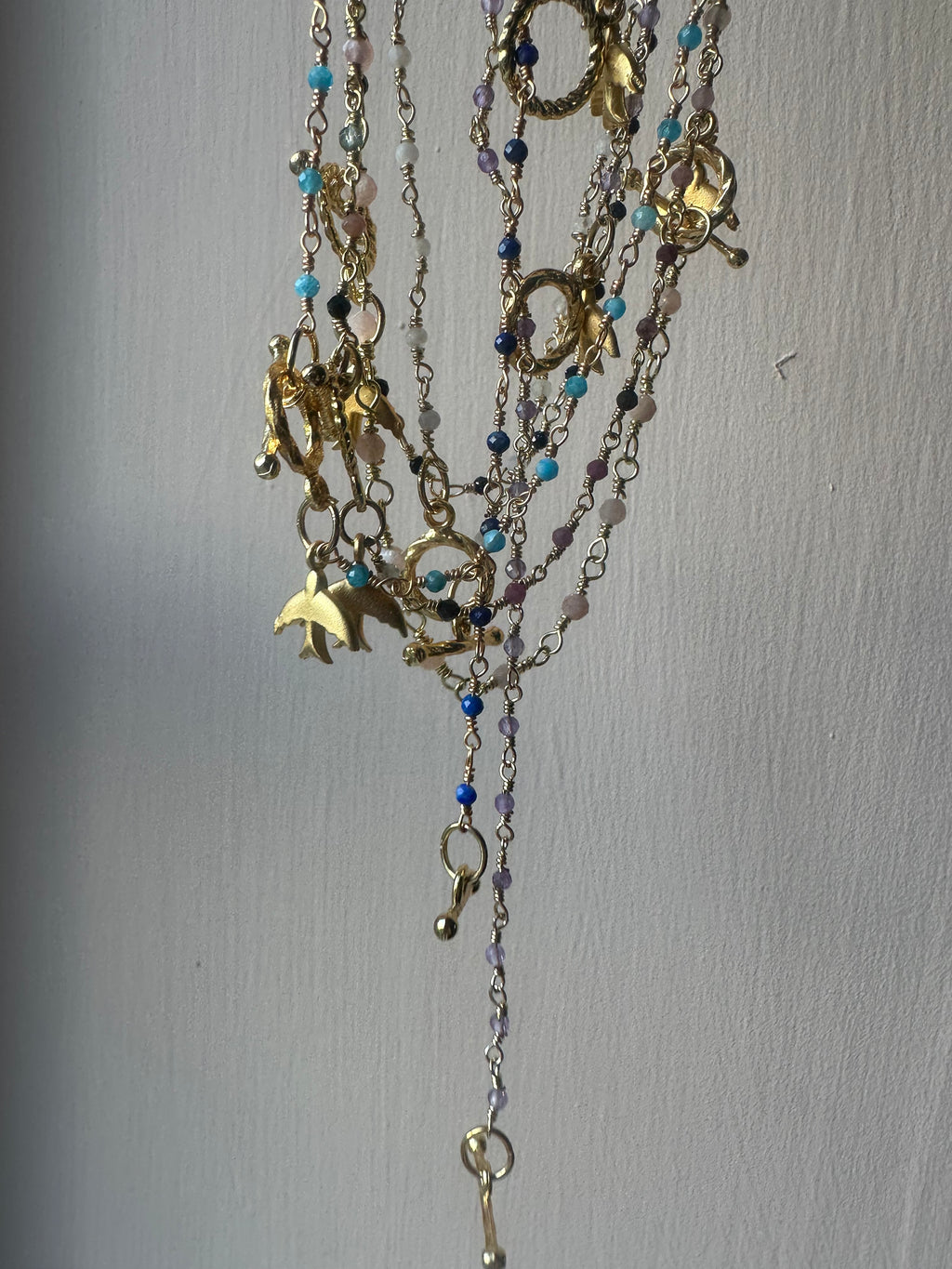 Aloka Freedom — Beaded Bird Necklace