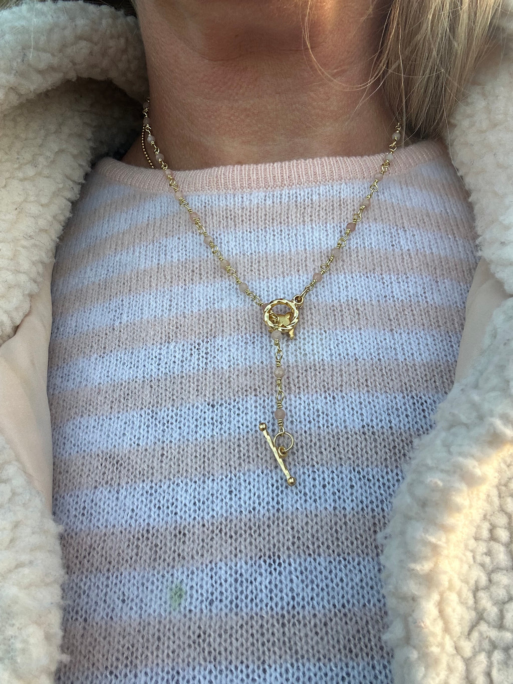 Aloka Freedom — Beaded Bird Necklace