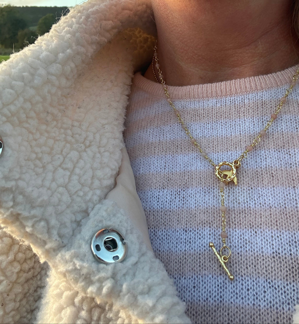 Aloka Freedom — Beaded Bird Necklace