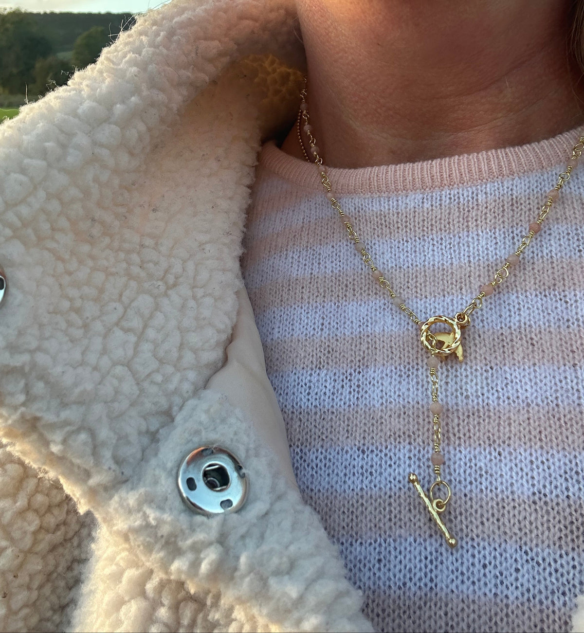 Aloka Freedom — Beaded Bird Necklace