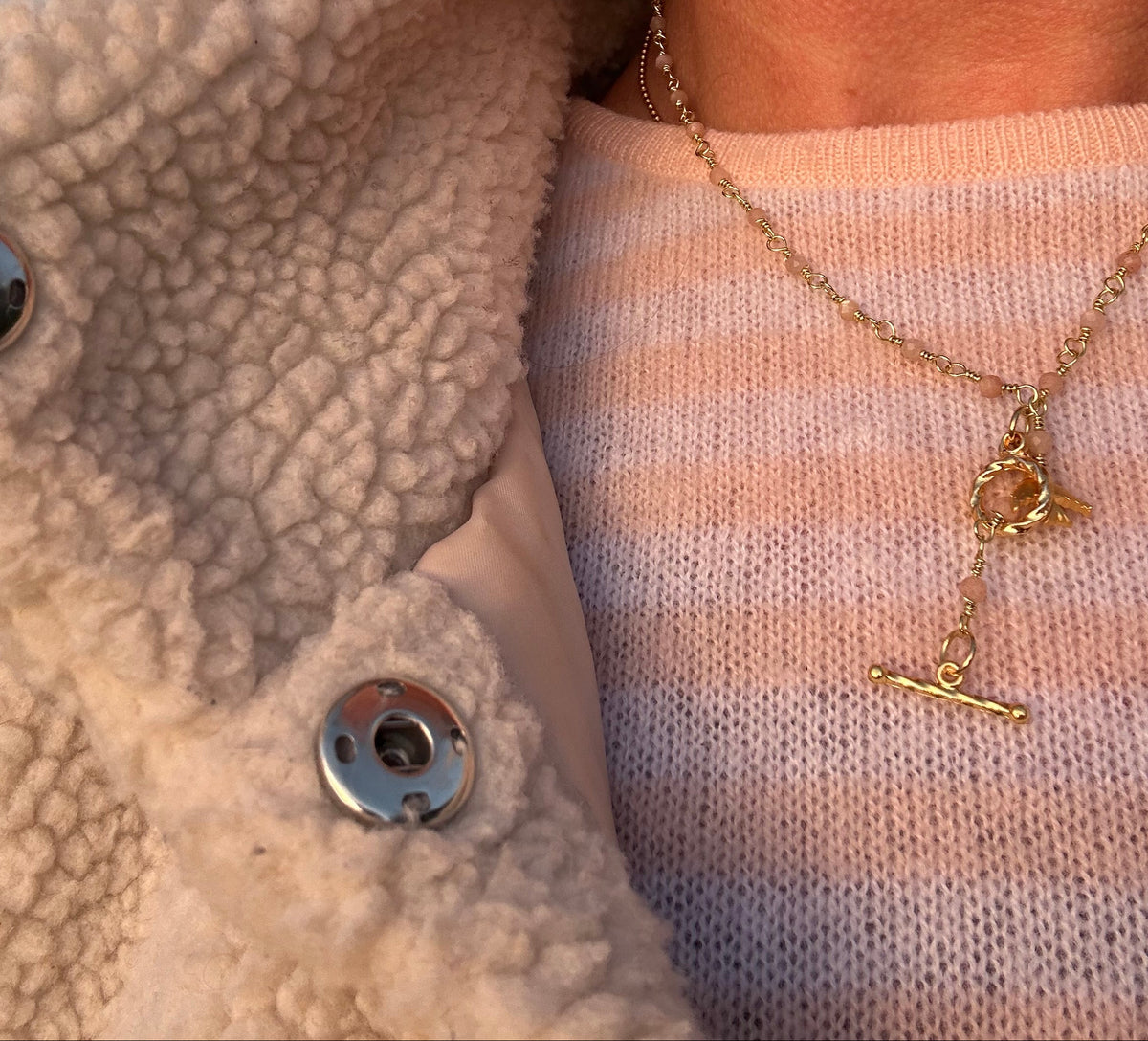 Aloka Freedom — Beaded Bird Necklace