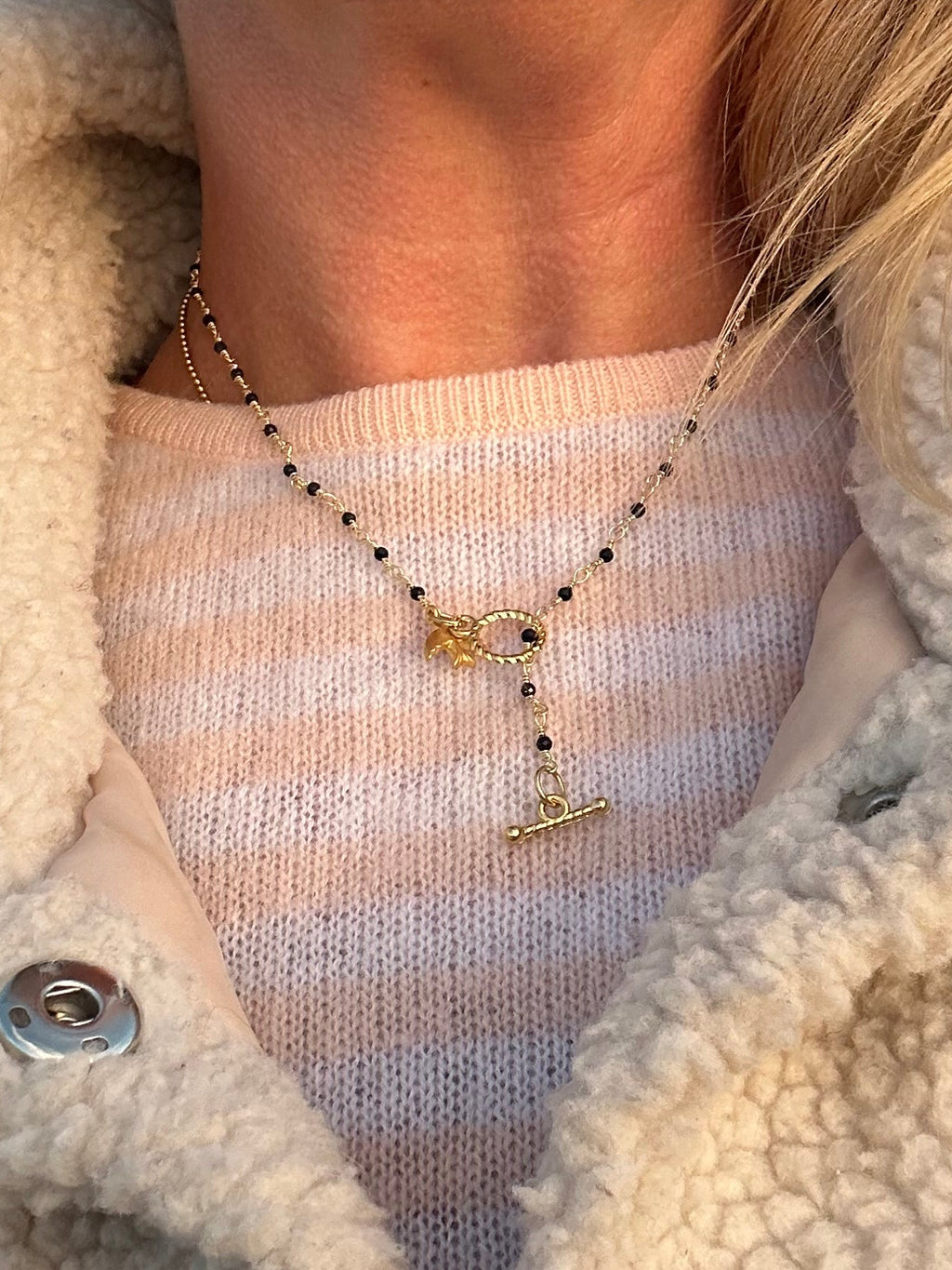 Aloka Freedom — Beaded Bird Necklace