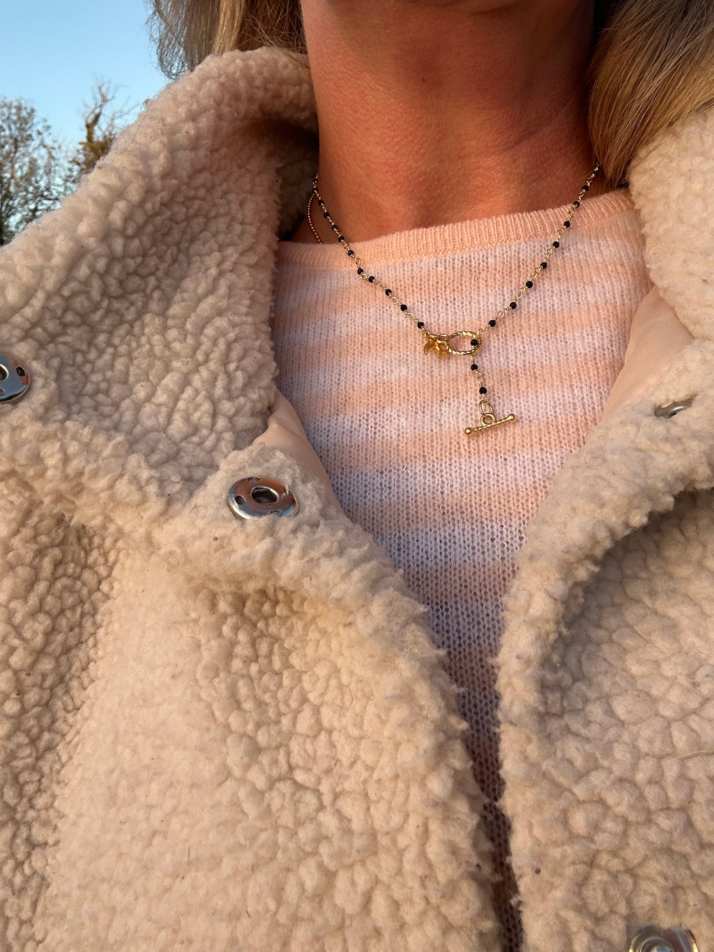Aloka Freedom — Beaded Bird Necklace