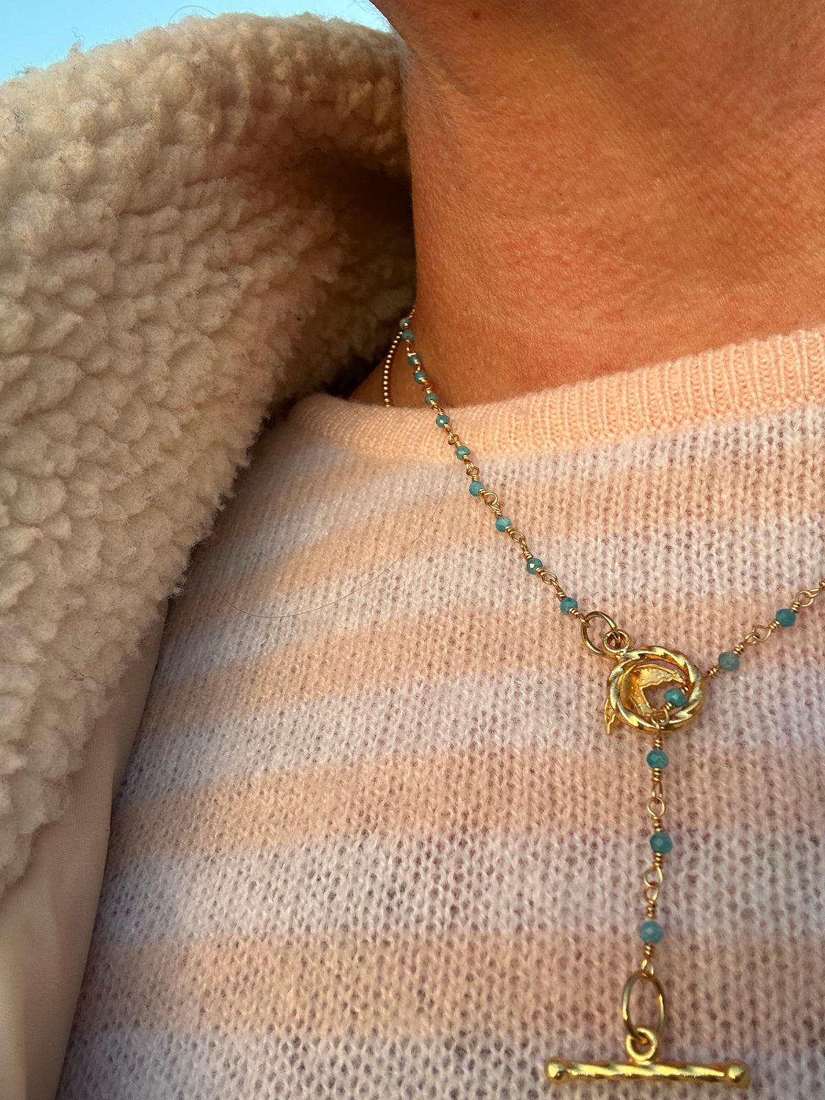 Aloka Freedom — Beaded Bird Necklace