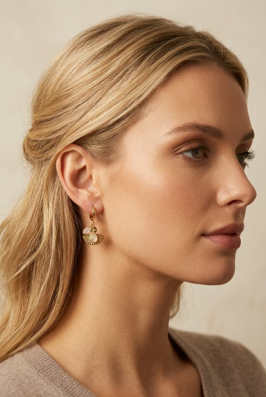 Aloka Radiance Fan Earrings