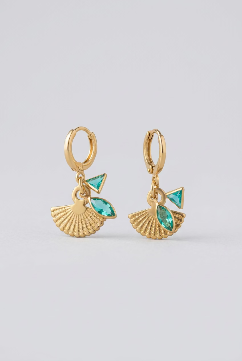 Aloka Radiance Fan Earrings